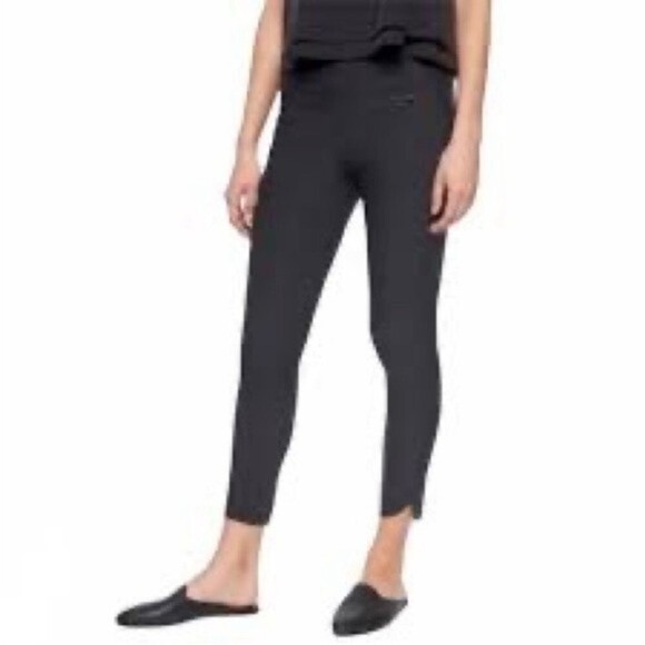 NWT Athleta Stellar Crop Pant Notched Hem Leggings Women’s Size Small - Picture 4 of 11